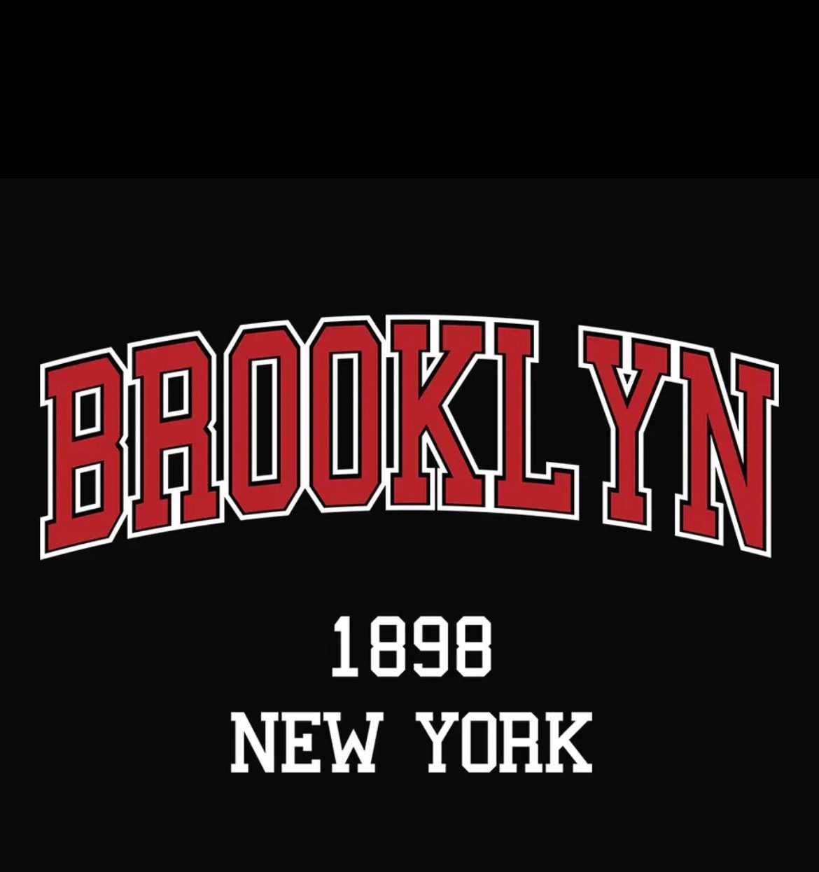 Red Brooklyn retro heat transfers