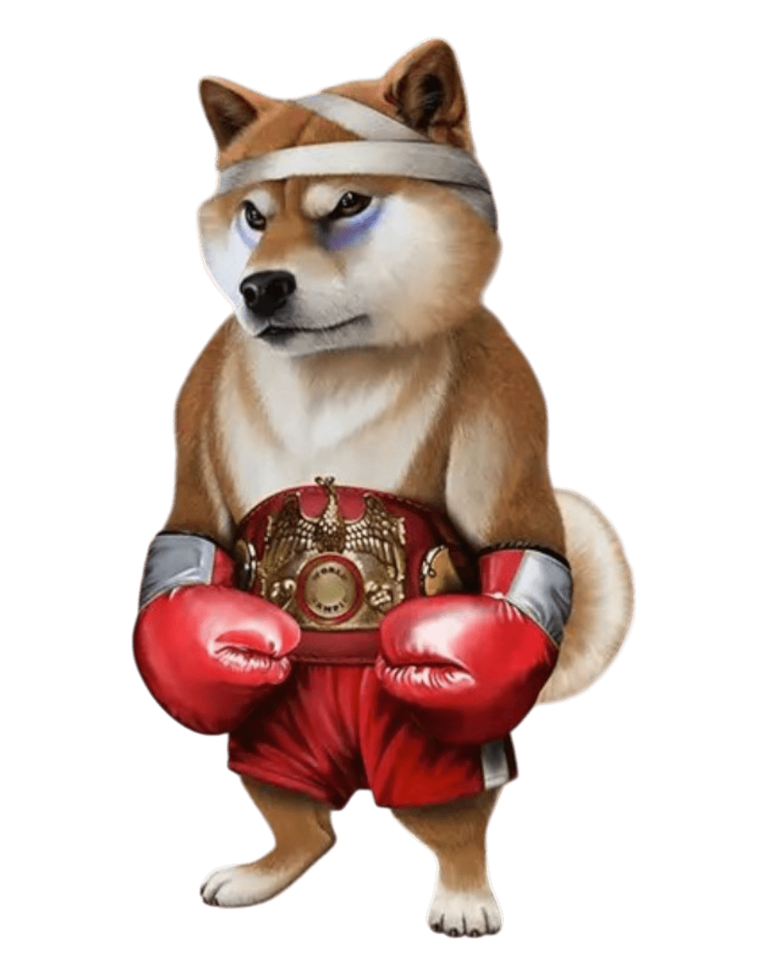 Dog red gloves iron on Heat transfers