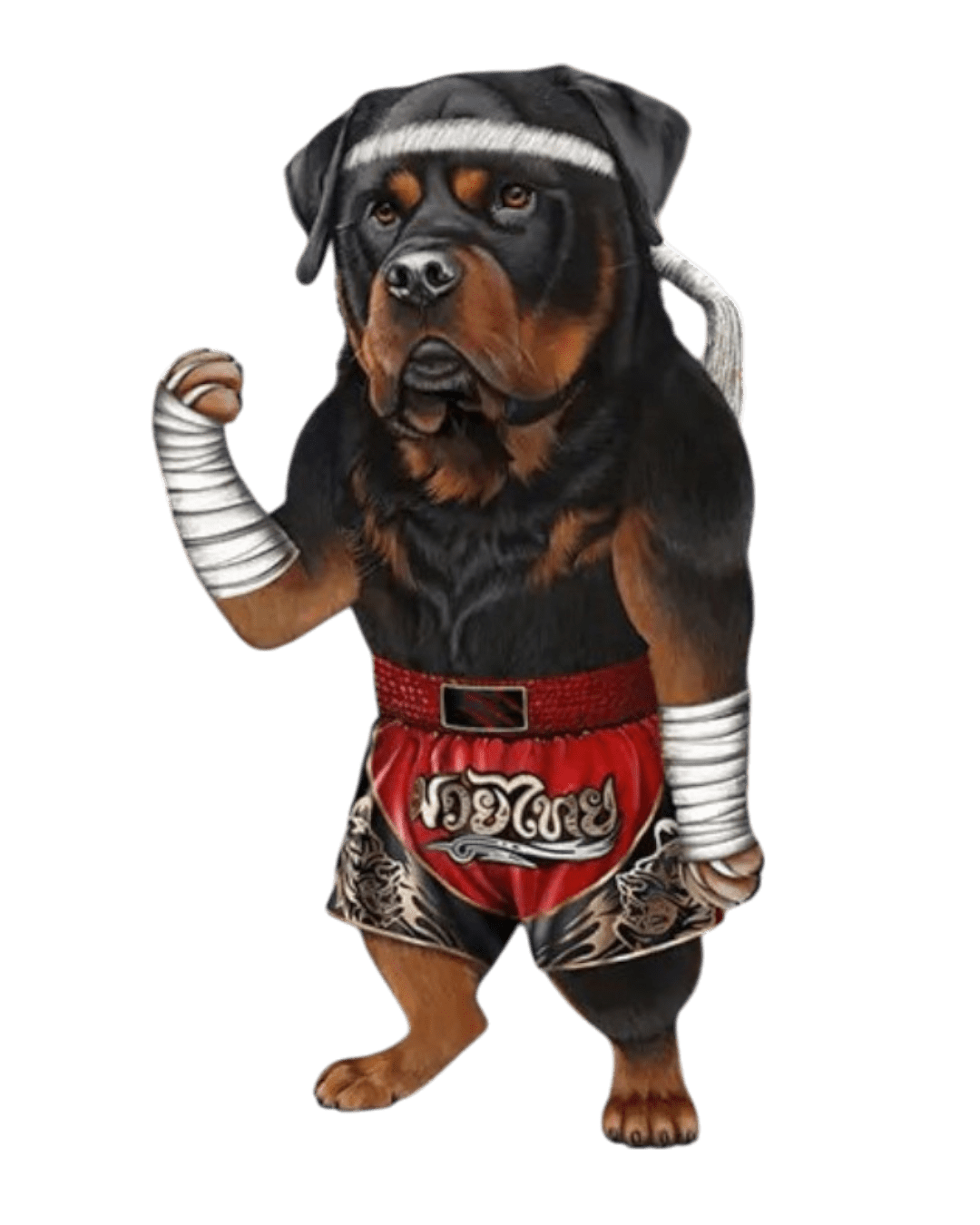 Dog fighter iron on Heat transfers