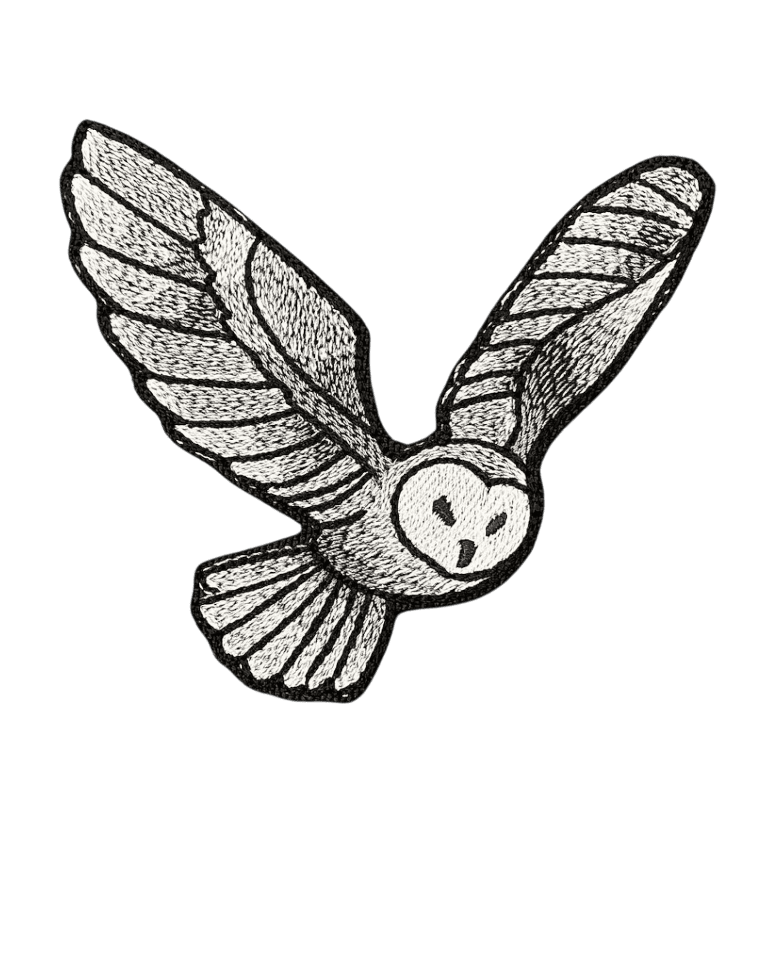 Owl embroidery patches
