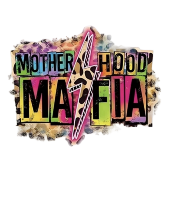 Motherhood mafia iron on heat transfers