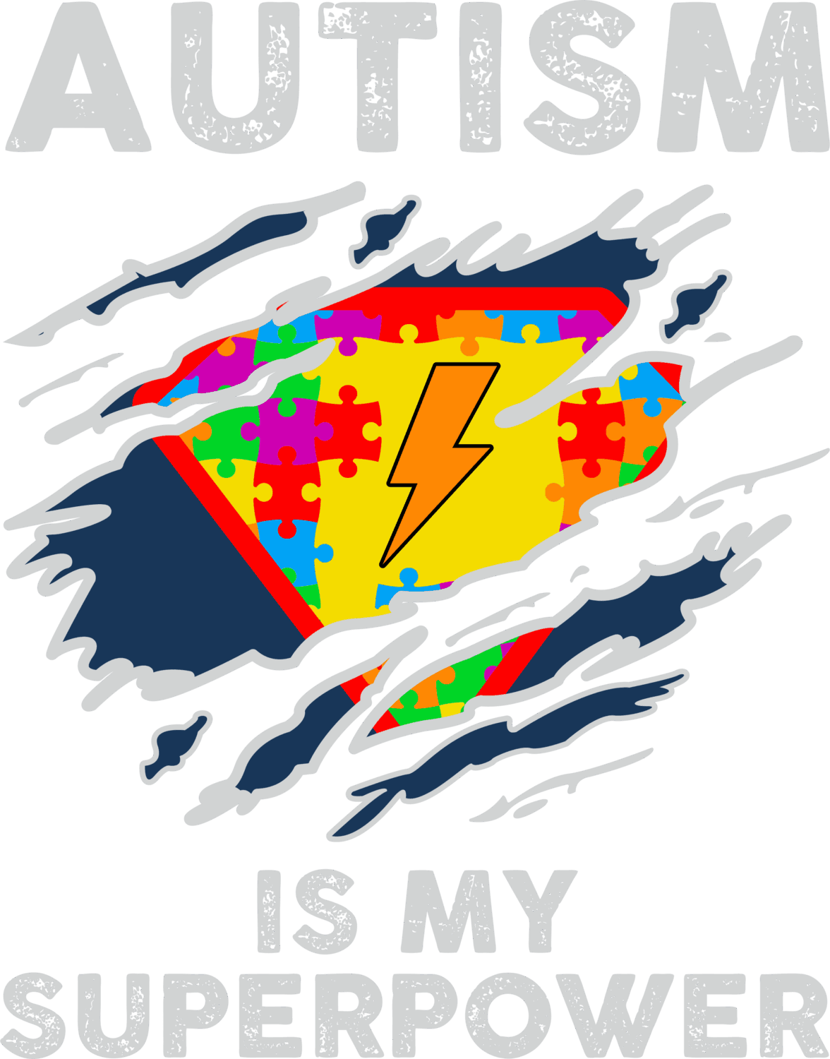 Autism Awareness DTF Transfers