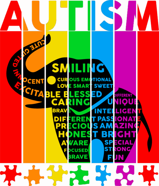 Autism Awareness DTF Transfers