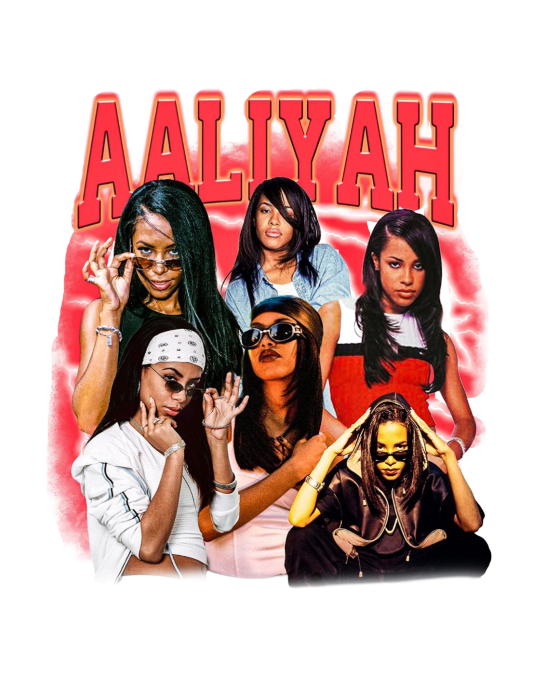 Aaliyah Hip Hop heat transfers