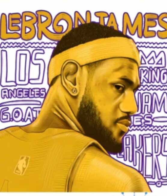 Lebron Los Angeles sports heat transfers