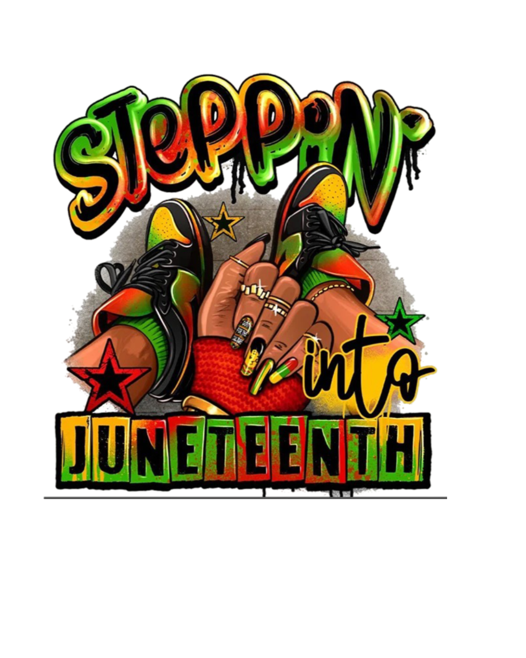 Steppin in Juneteenth heat transfers