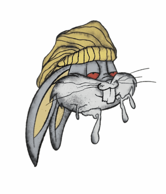 Bunny Cartoon iron on heat transfer