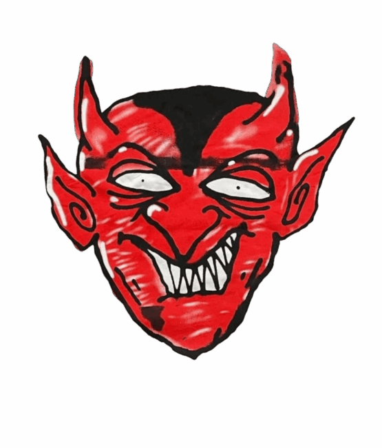 Devil Cartoon iron on heat transfer