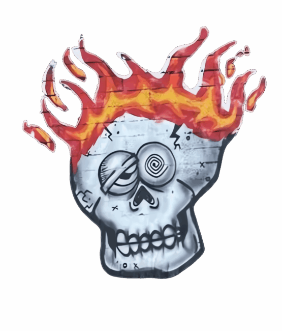 Cartoon iron on heat transfer