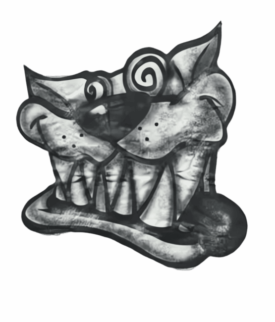 Cartoon iron on heat transfer