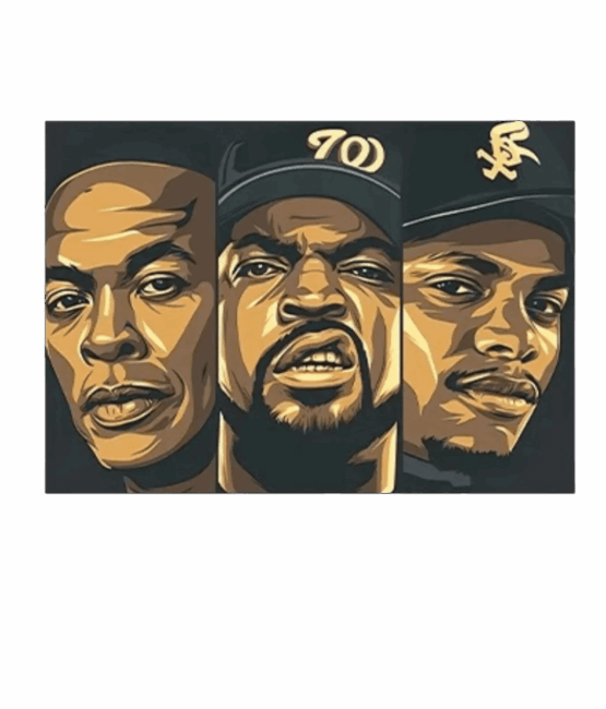 Hip hop greats 5 Hip Hop DTF Transfers