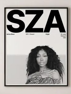 SZA heat transfers are a popular method of applying designs and graphics onto various surfaces, such as clothing, bags, and accessories.