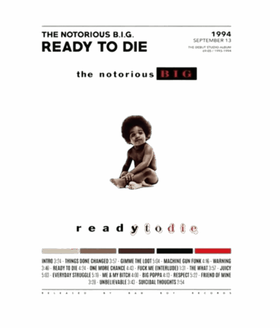 Biggie 15 Hip Hop DTF Transfers