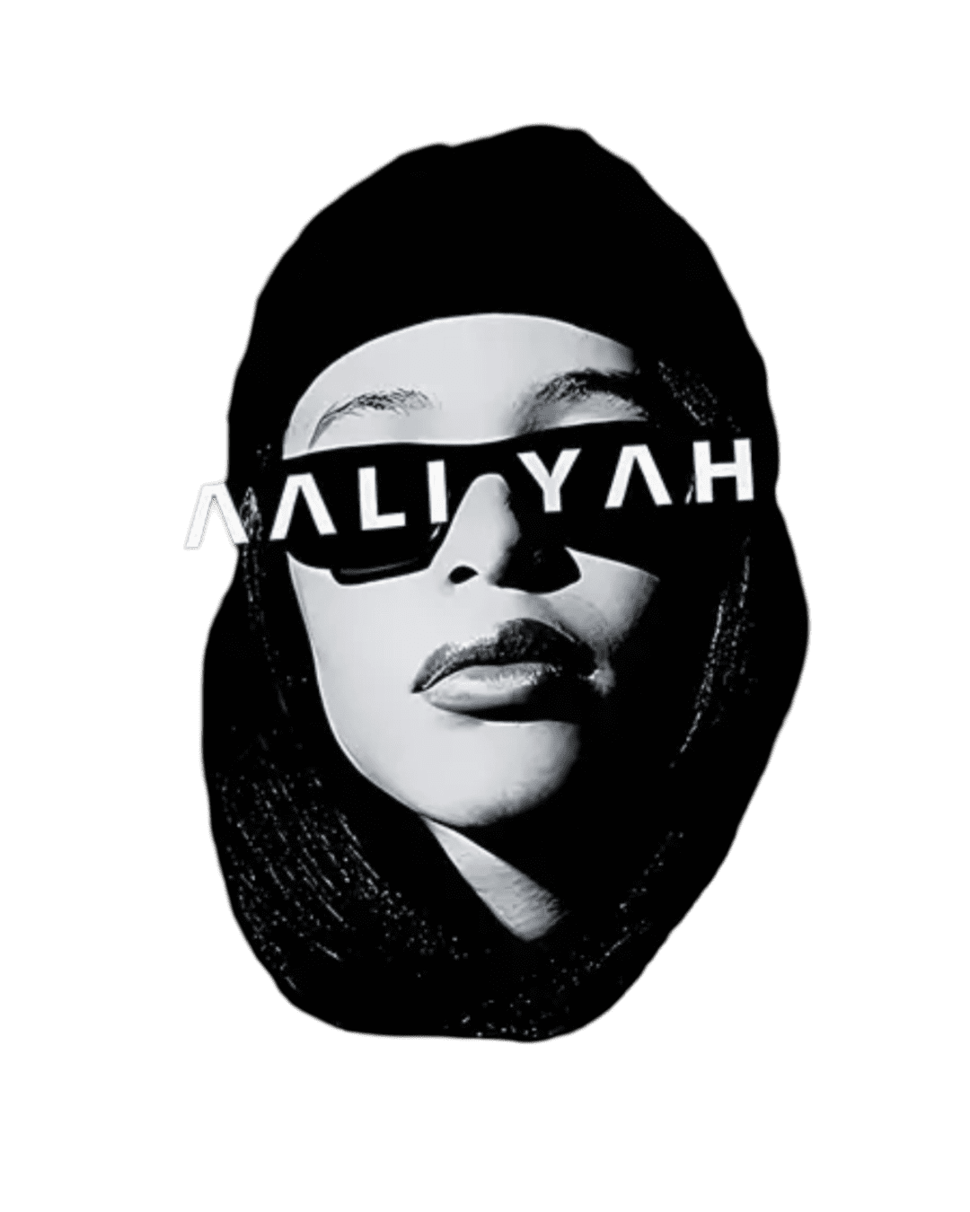 Aaliyah black Hip Hop heat transfers