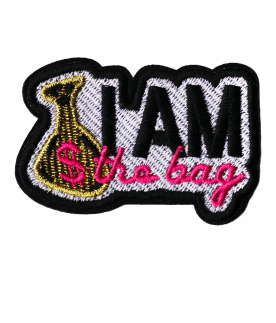 I am the bag iron on embroidery patches