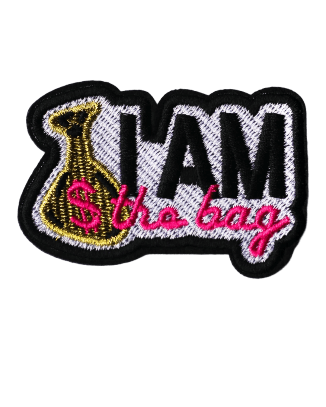 I am the bag iron on embroidery patches