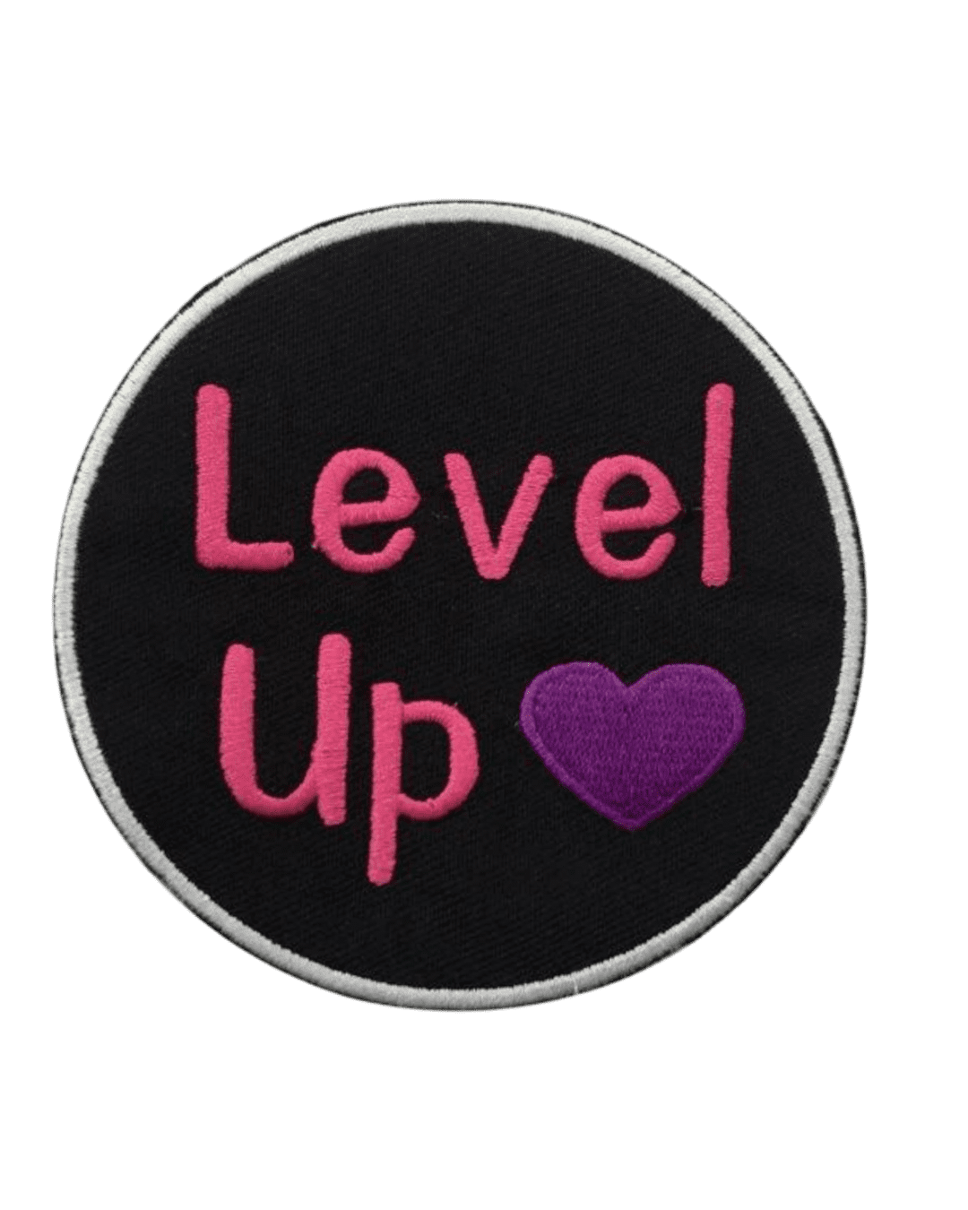 Level up Iron on embroidery patches