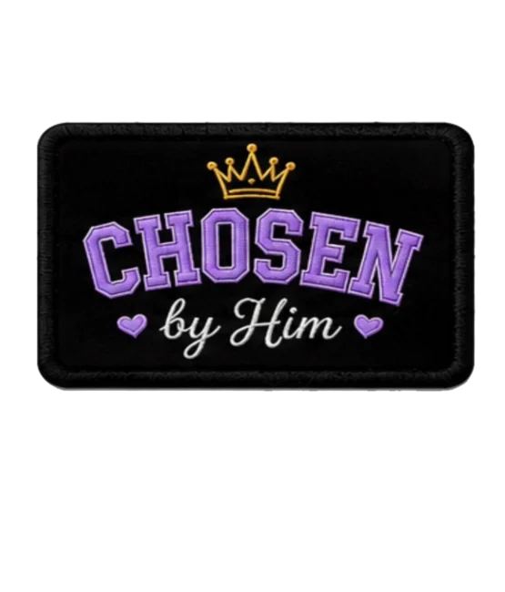 Chosen Iron on Christian faith patches
