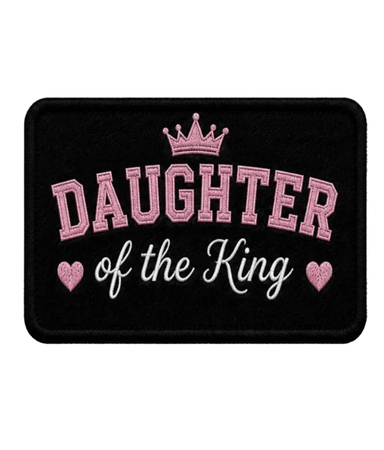 Daughter Iron on Christian faith patches