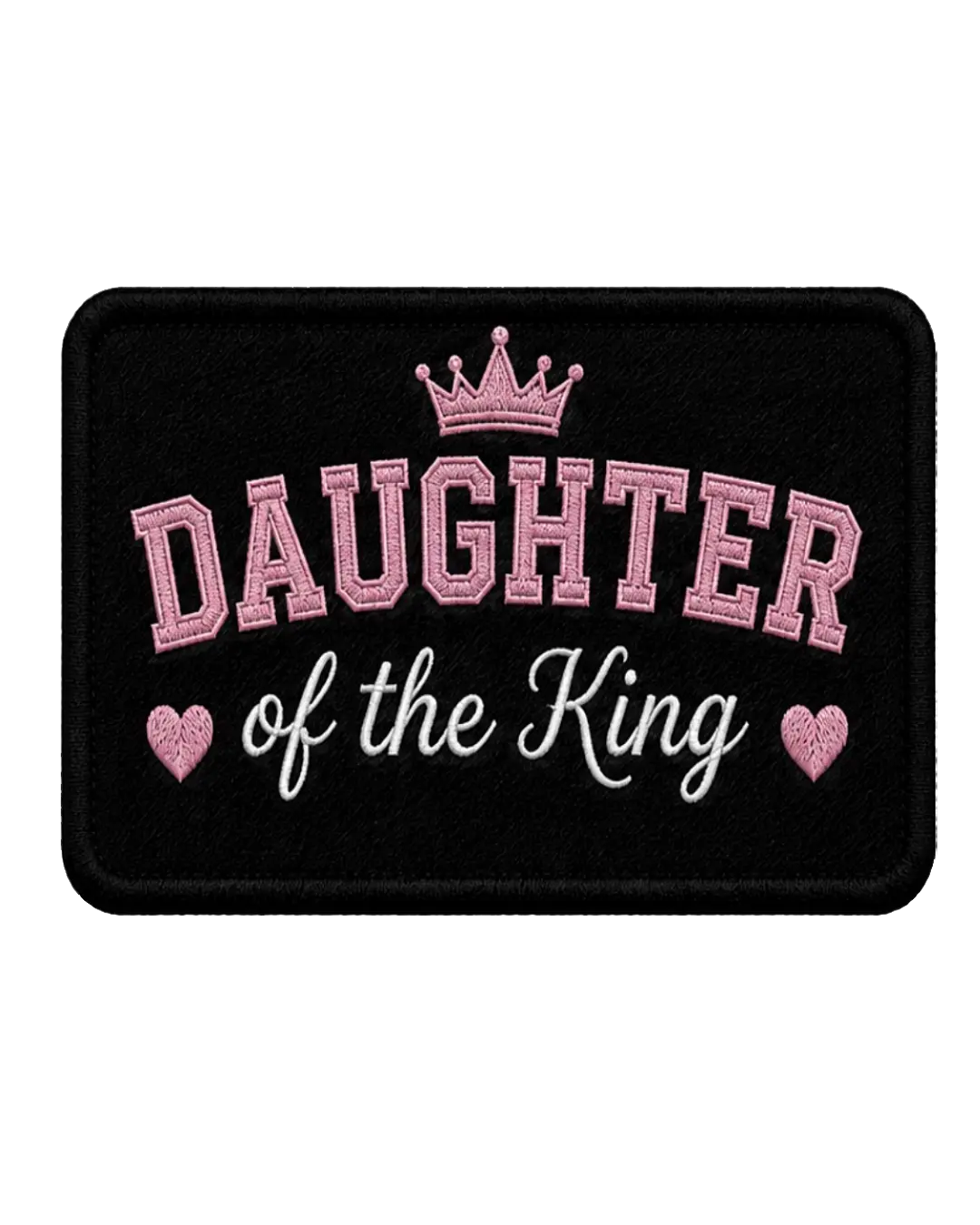 Daughter Iron on Christian faith patches