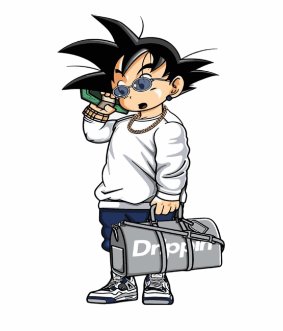 Dragon ball street cartoon iron on heat transfer