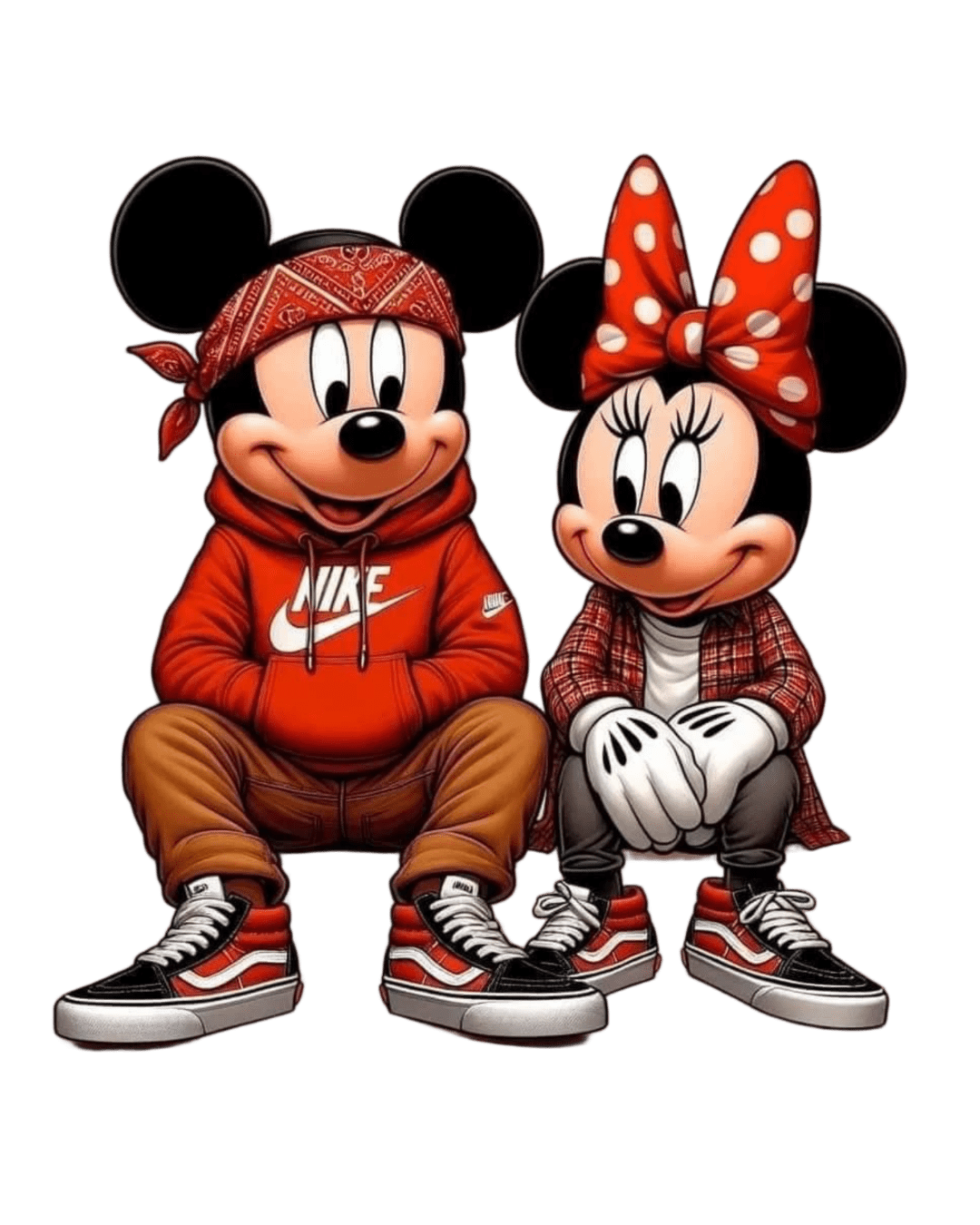 Fashion mickey cartoon iron on heat transfer