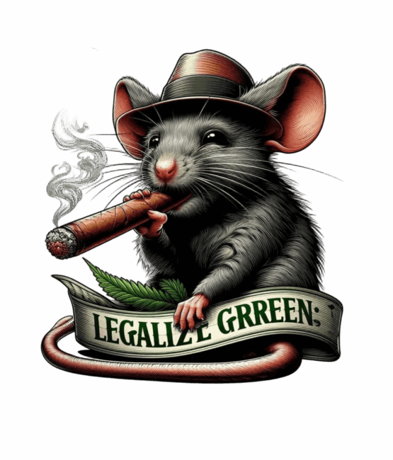Legalize green cartoon iron on heat transfer
