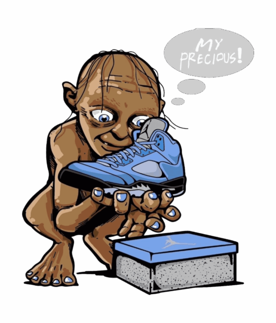 Fashion sneaker cartoon iron on heat transfer