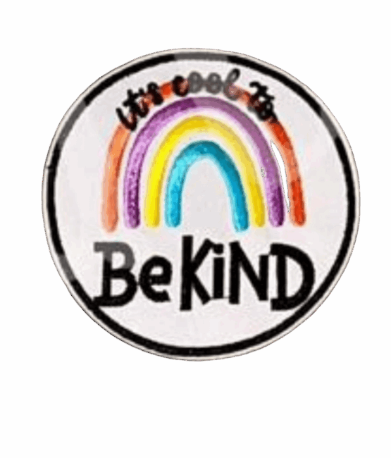 Be kind iron on patch