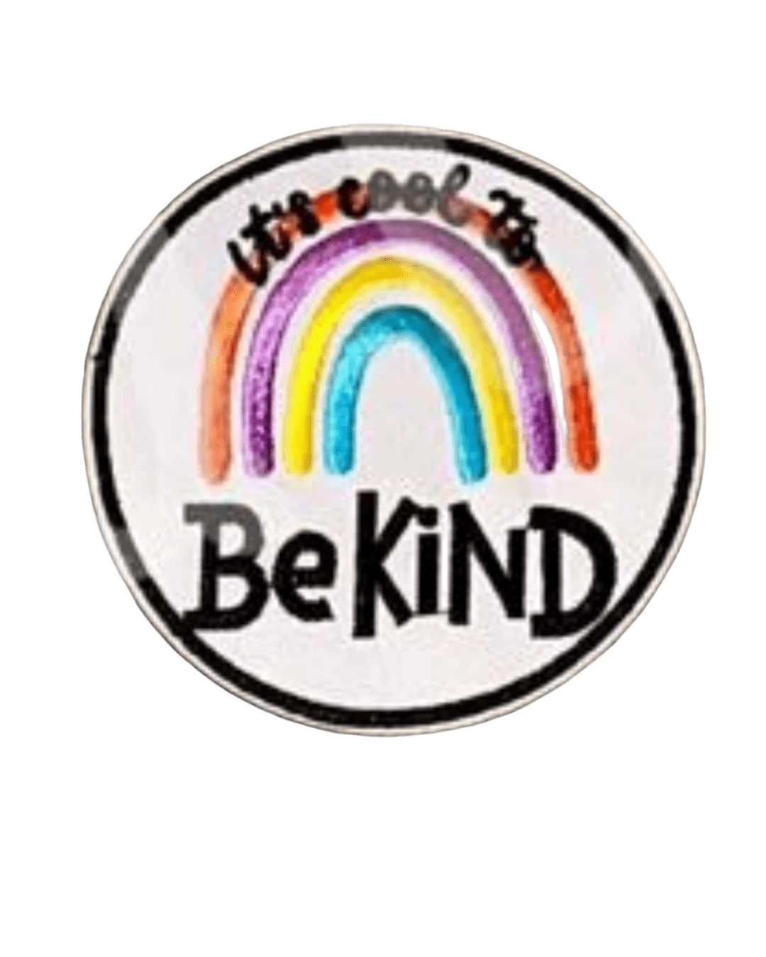 Be kind iron on patch