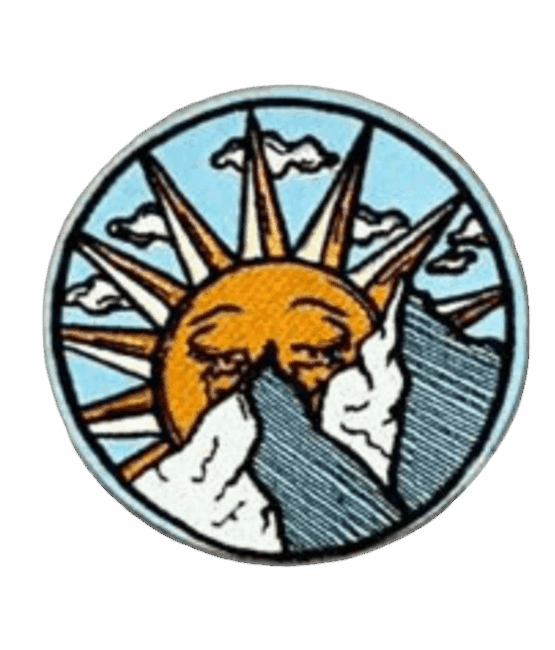 Sunshine iron on patch