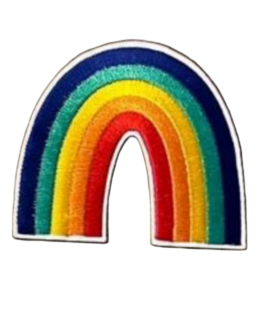 Rainbow  iron on patch
