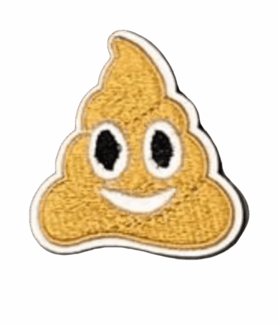 Emoji iron on patch