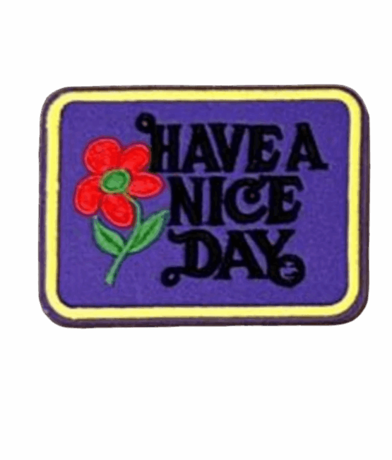Have a nice day iron on patch