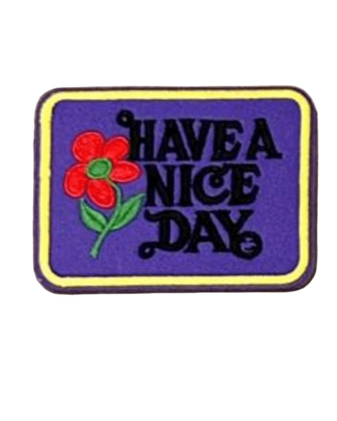 Have a nice day iron on patch