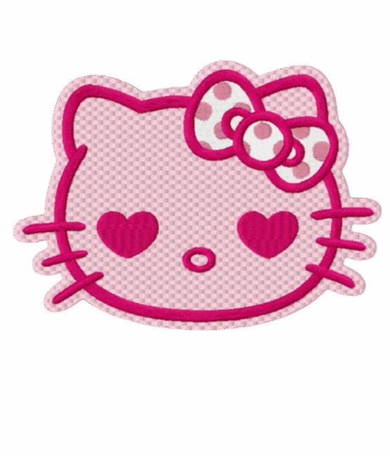 Hello Kitty patches pink