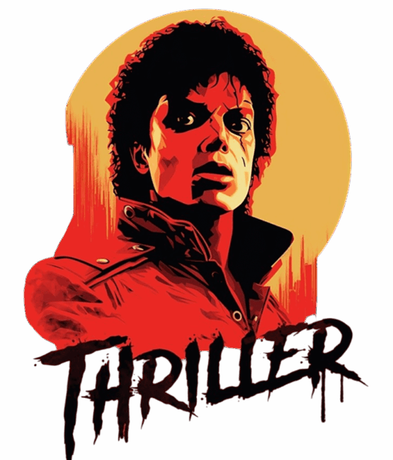 Michael Jackson thriller DTF transfers