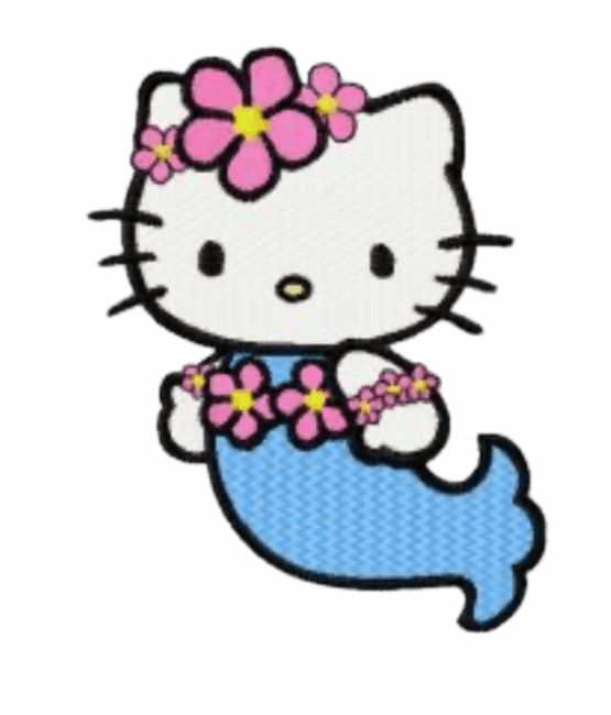 Hello Kitty patches Mermaid