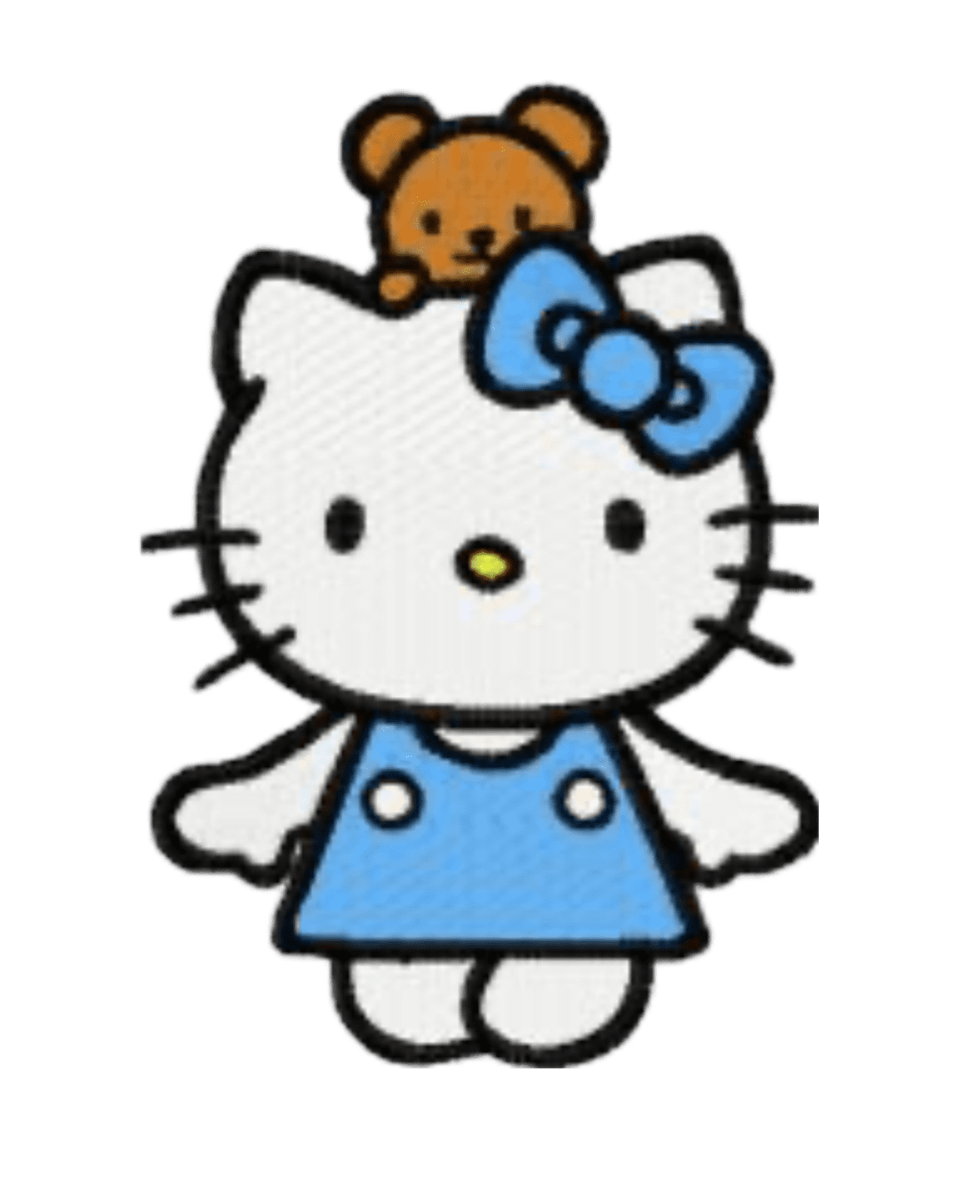 Hello Kitty patches bear