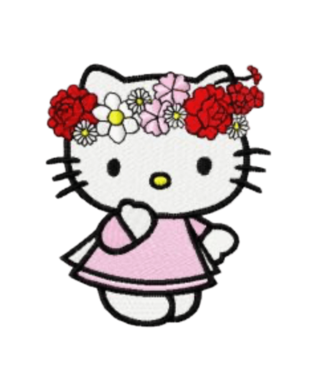 Hello Kitty patches spring time