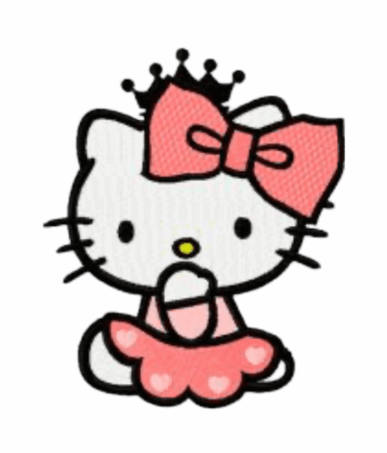 Hello Kitty patches little princess
