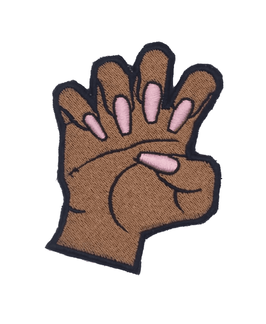 Melanin nails iron on patch