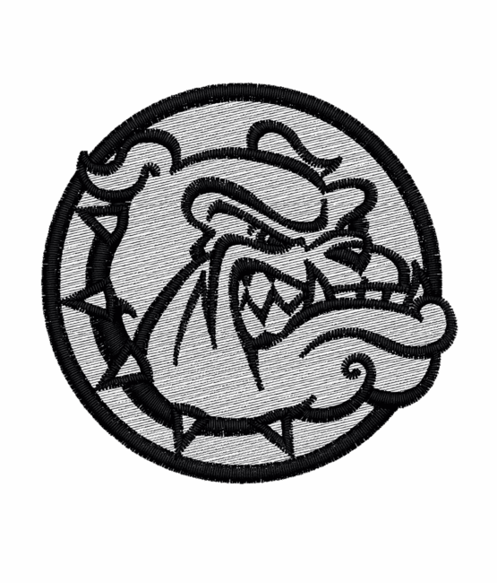 Dog iron on patch