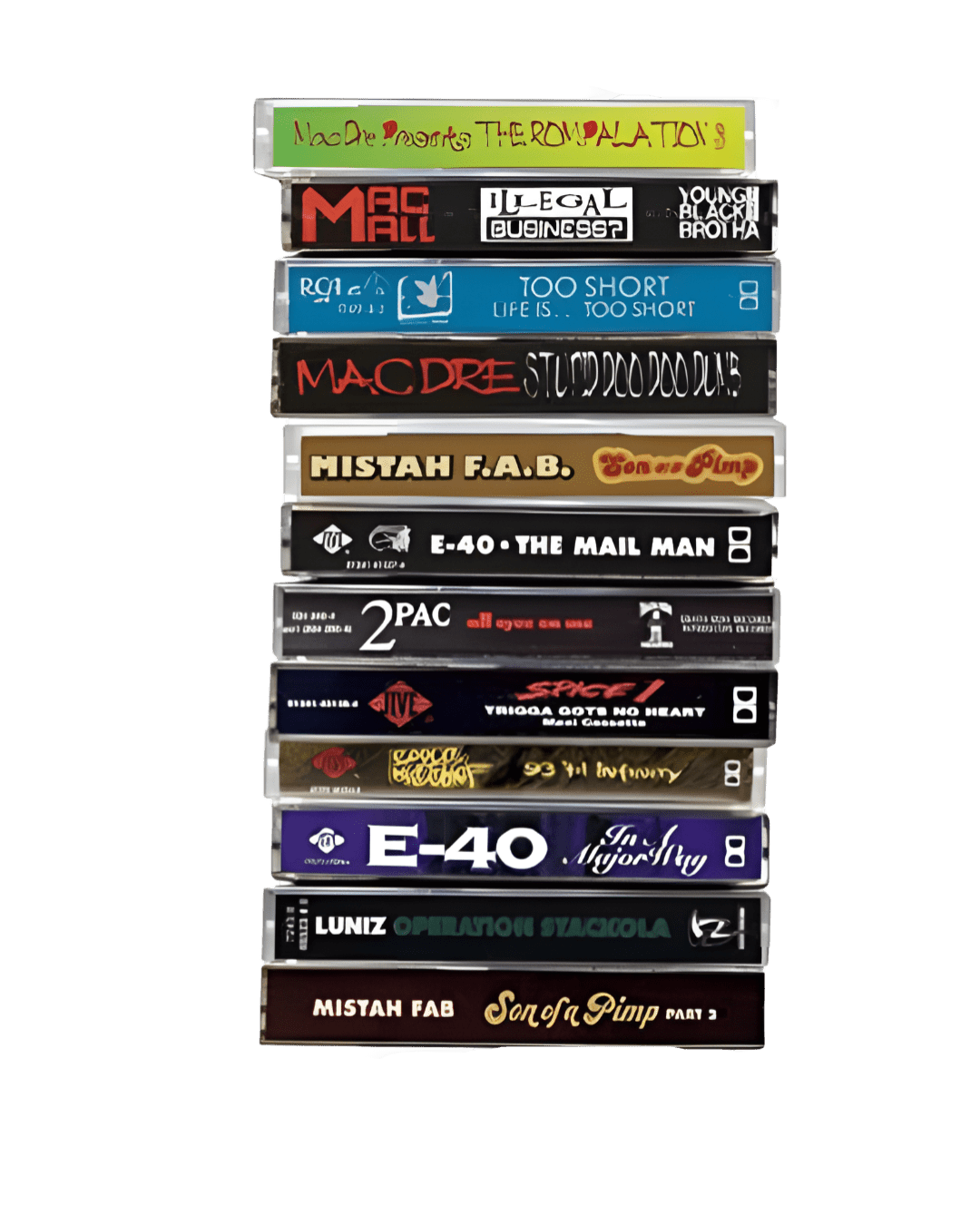 west coast classic tape Hip Hop DTF Transfers