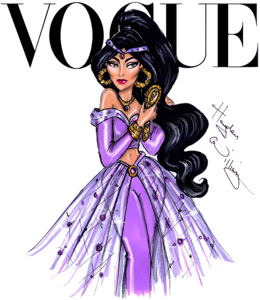 Vogue purple Princess Heat transfer screen printed