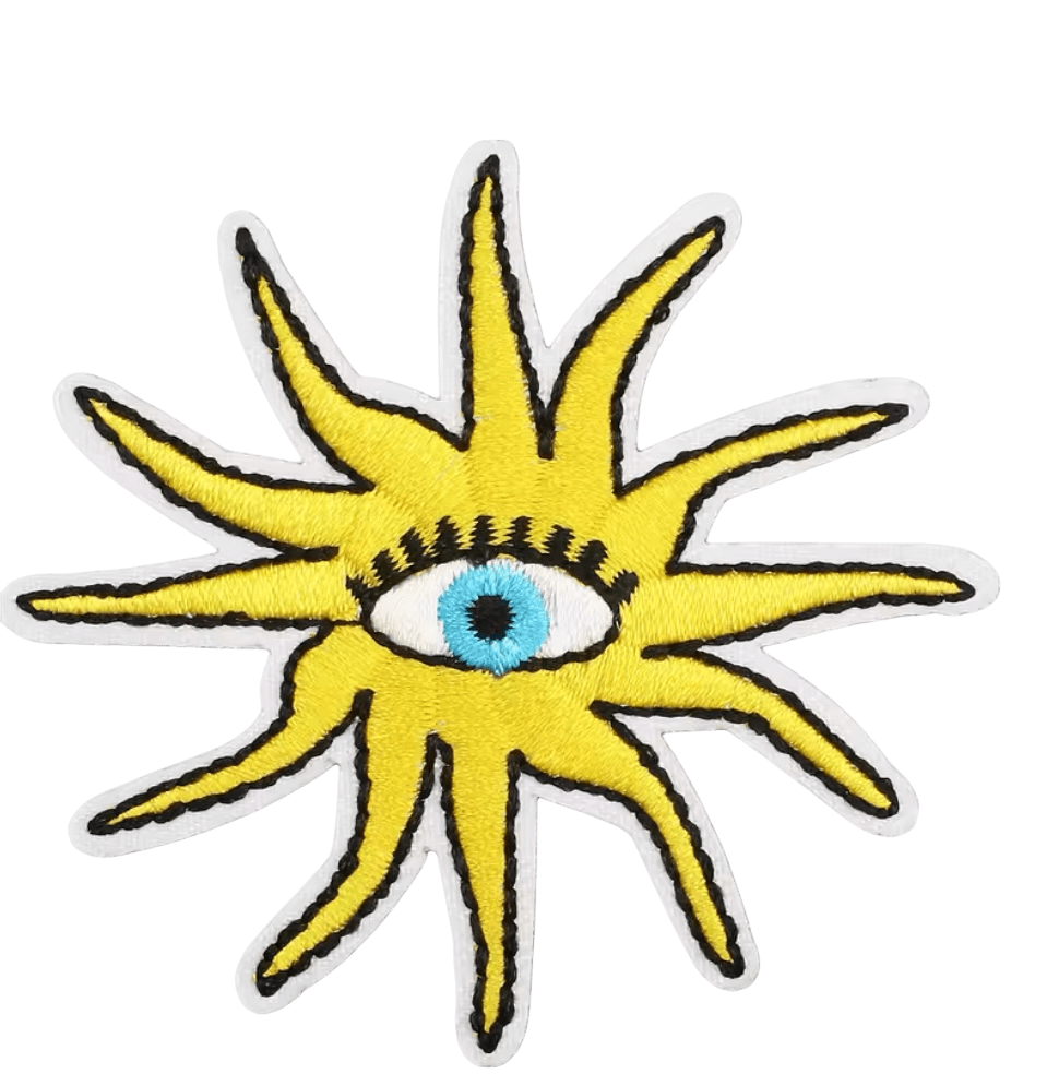 evil eye iron on patch