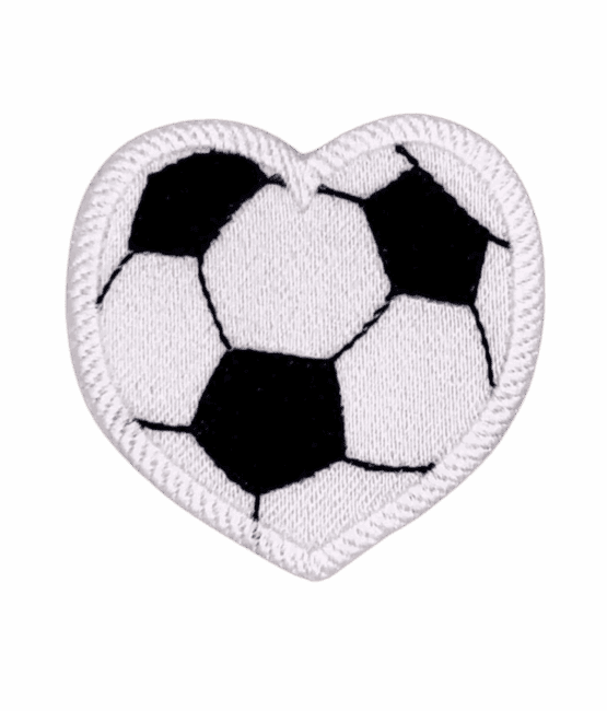 heart iron on patch
