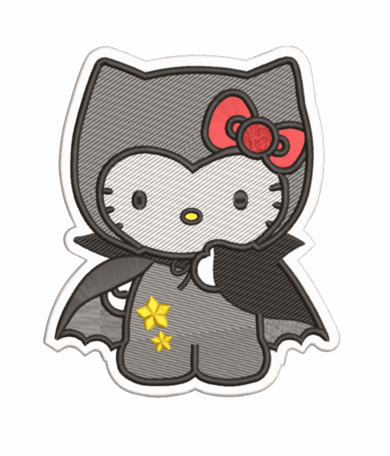 Hello kitty patches bat