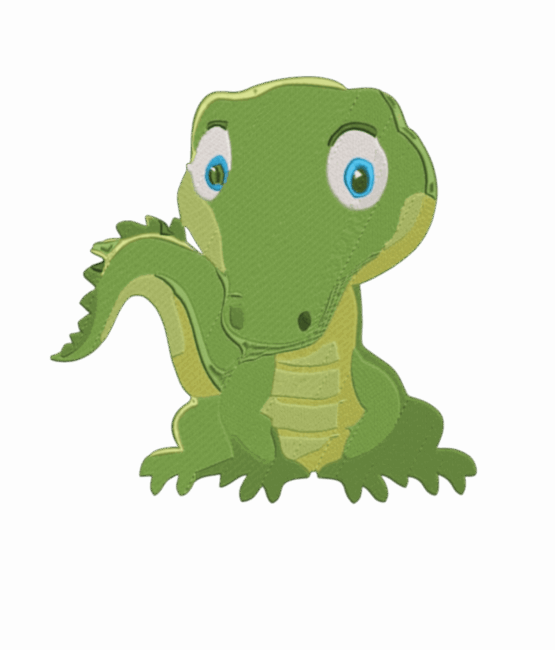 Croc iron on patch