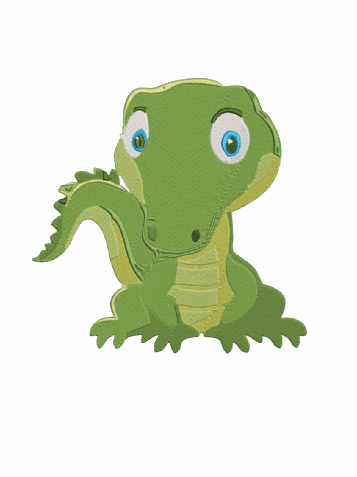 Croc iron on patch
